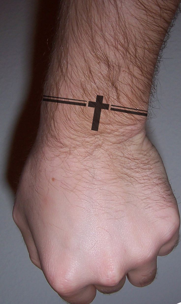 Small-Cross-Tattoo-On-Wrist