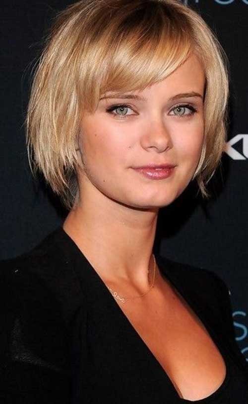 blonde-short-hairstyles-for-round-faces