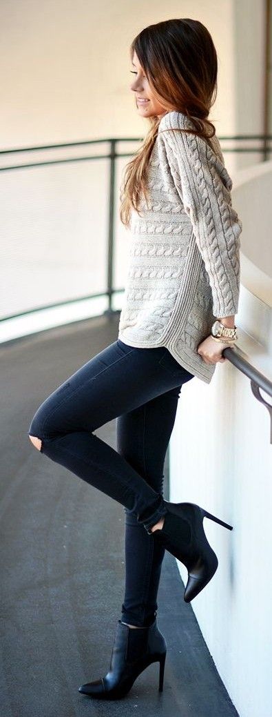 grey-sweater-skinny-jeans