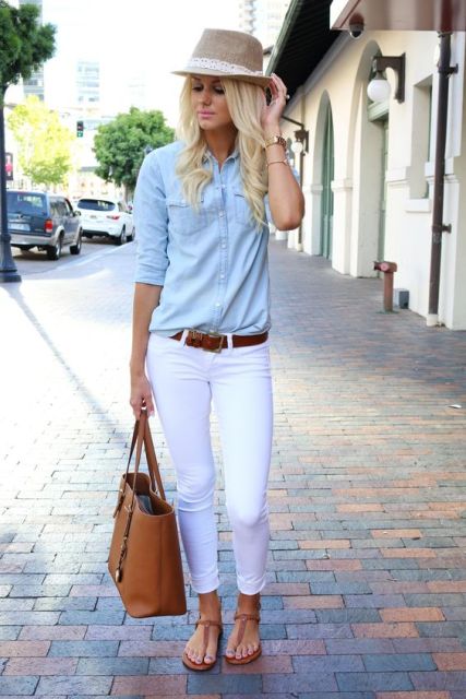 outfit-ideas-with-hats-for-summer