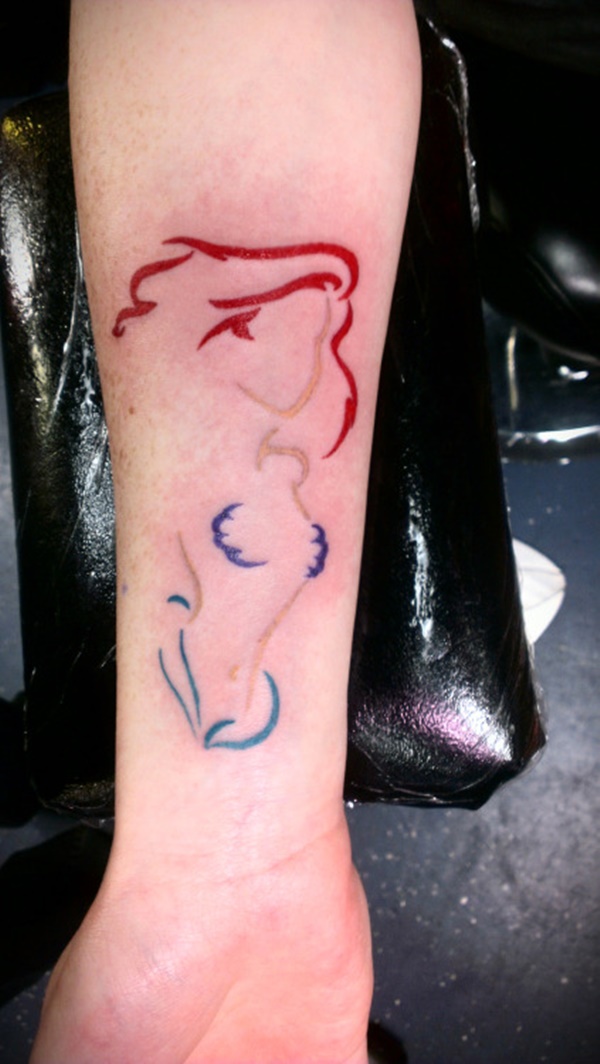 little-mermaid-forearm-tattoo