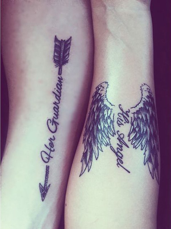 me-and-my-loves-couple-tattoo-we-created-her-guardian-his-angel