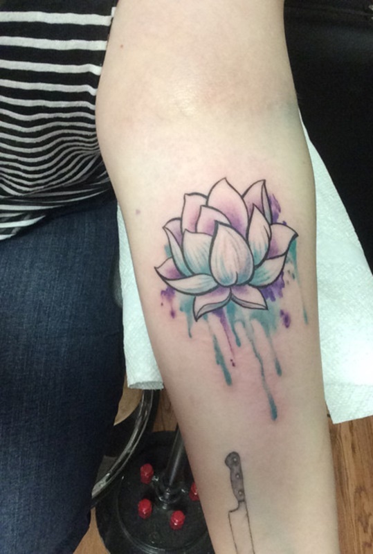 watercolor-lotus
