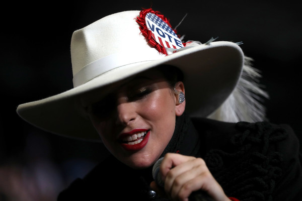 Lady Gaga Cowboy Hat Look