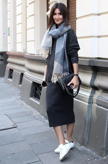 pencil-midi-skirt-and-white-shoes