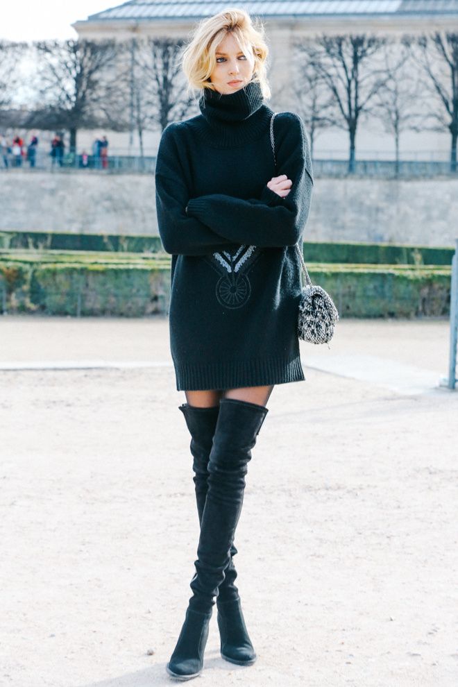 turtleneck-sweater-and-knee-high-boots