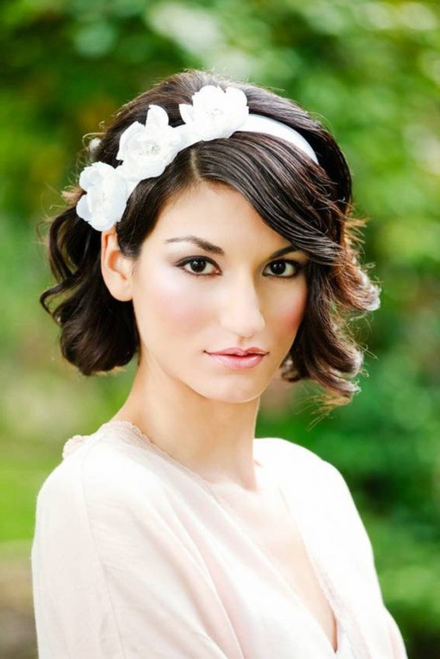 Short Hairstyles For Weddings