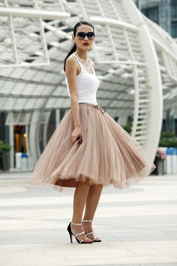 Cute Ways To Wear Tulle Skirts On The Streets Ohh My My 1637